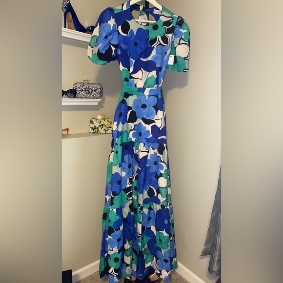 REBECCA VALLANCE
Puglia cutout floral-print slub woven maxi dress - Picture 13 of 13